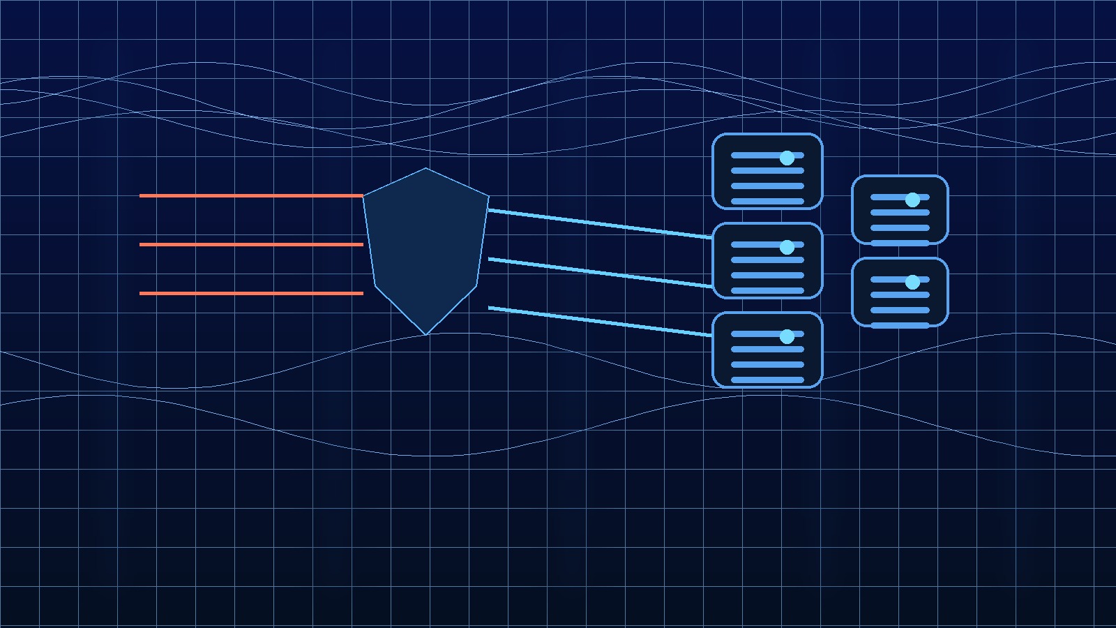 Anti-DDoS server for dedicated infrastructure